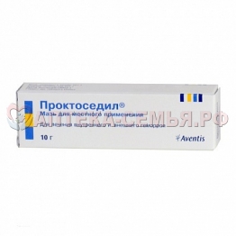 Проктоседил мазь 10г