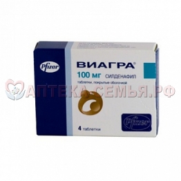 Виагра таб п/о 100мг №4