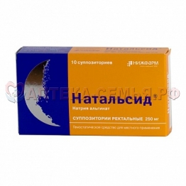 Натальсид свечи 0.25г N10